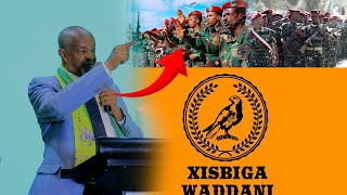 quotXisbiga Wadani Shalay Isagaa Ciidanka Jabiyay Maantana Waxa Uu Leeyahy Lacagbaan UquotWasiir Kaahin [upl. by Ettenwahs]