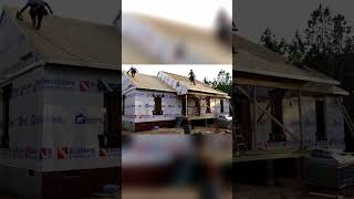 New Home Roof Sheathing Timelapse [upl. by Zorine]