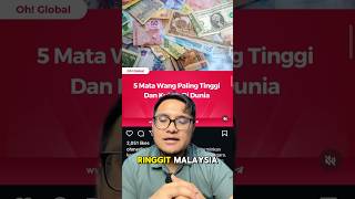 5 Matawang Paling Tinggi Dekat Dunia matawang ringgitmalaysia myr usd poundsterling kuwait [upl. by Keely]