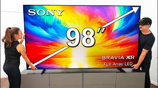 98quot Sony X90L  Enormous LED TV [upl. by Anaele]