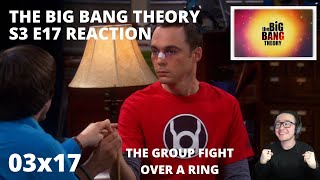 THE BIG BANG THEORY S3 E17 THE PRECIOUS FRAGMENTATION REACTION 3x17 THE GROUP FIGHT OVER A RING [upl. by Enortna759]