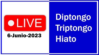 🔴 Asesoría en vivo DIPTONGOS TRIPTONGOS HIATO [upl. by Nnayt563]