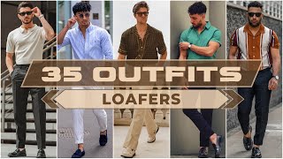 35 Loafer Outfit Ideas for Men  Summer 2023 Style [upl. by Alioz]