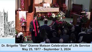 Brigette Matson Funeral Service [upl. by Geraud10]