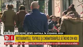 CAPITALA ESTE IN SCENARIUL ROSU  NOI RESTRICTII IN BUCURESTI DIN ACEASTA NOAPTEStiri b17 mart2021 [upl. by Yeffej]