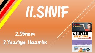 Almanca 11Sınıf 2Dönem 2Yazılı Modul 4 [upl. by Eelamme]