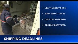 Christmas shipping deadlines 2023 Whens the last day to send packages [upl. by Morna]