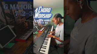 4 CHORD WORSHIP • G MAJOR SERIES 7234 desaraedeemusic pianotutorial worshipmusic [upl. by Irac]