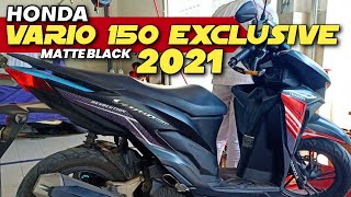 VARIO 150 TERBARU 2021 BARU DATANG LANGSUNG REVIEW  SEGINI HARGANYA [upl. by Nanek]