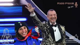 Federica Brignone a Sanremo 2024 Radio PugginiOnAir [upl. by Acir]