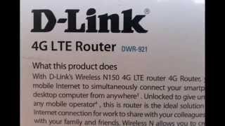 Setup 3G on Dlink 4G or 3G DWR921 Router [upl. by Irat]