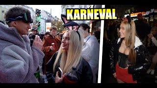 Wie GUT KÜSSEN FRAUEN an Karneval  Streetcomedy Köln 2024  TomSupreme [upl. by Assennav]