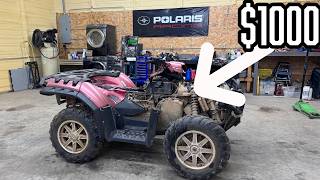 This Four Wheeler Was SO Cheap amp Easy To Fix [upl. by Glanti]