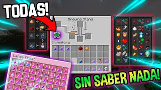 Cómo Tener Todas Las Recetas De Pociones En Minecraft Java 119 [upl. by Herb]