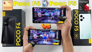 Poco f4 vs Poco f5 speed test and comparison and all features [upl. by Eylrahc]