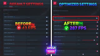 BEST AMD Radeon Settings For GAMING amp Performance  AMD Ultimate GUIDE 2024 [upl. by Austin]