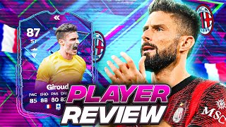 87 FLASHBACK GIROUD SBC PLAYER REVIEW EAFC 24 Ultimate Team [upl. by Rik]