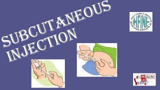 SUBCUTANEOUS INJECTION NURSING PROCEDURE [upl. by Ydissak]