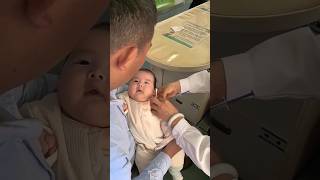 Cutebaby 💞 Baby injection push vedio 😱 baby foryou cute injection shorts [upl. by Yorker]