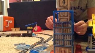 Time lapse of building girder and panel tower [upl. by Rudolf582]