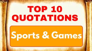 Class 10th and 12th Essay Sports and games Quotations  Essay Quotes  Educational skills [upl. by Cecily401]