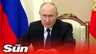 Putin labels Crimea Bridge attack as a terrorist act [upl. by Mongeau787]