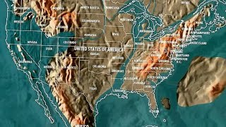 New Madrid fault and San Andreas fault Future cracks depiction [upl. by Heidy]