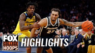 Providence Friars vs Marquette Golden Eagles Big East Tournament Highlights  CBB on FOX [upl. by Bilicki]