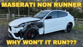 WE FAILED AND CANT FIX THIS WRECKED MASERATI [upl. by Myrwyn231]