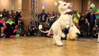 Isabelle Unicorn  BLFC 2014 Fursuit Dance Competition [upl. by Breeze]