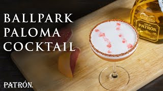 Ballpark Paloma Drink Recipe  Patrón Tequila [upl. by Annelg]