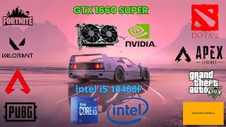 I5 10400F  GTX 1660 super Benchmark in 10 game in late 2023 Gameplay1080P [upl. by Ginni]