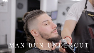 Man Bun UndercutMohawk Tutorial  Step by Step [upl. by Adniram388]