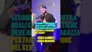 RISPOSTA amp DOMANDA SENZA GAMBE E SENZA BRACCIA standupcomedy angeloamaro [upl. by Mukul]