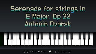 Antonin Dvorak  Serenade for strings in E Major Op 22 안토닌 드보르자크  현을 위한 세레나데 E장조 Op22 [upl. by Allehcram]