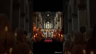 PANIS ANGELICUS Latin Gregorian chant in Georgian language [upl. by Edaw]