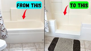 Transform Your Bathtub Into A Walk in Shower BudgetFriendly DIY Project [upl. by Sobmalarah]