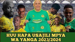 ⛔️RASMI HUU HAPA USAJILI MPYA WA YANGA 20232024 WACHEZAJI WALIOSAJILIWA YANGA MSIMU HUU [upl. by Atenik]