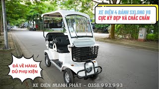 GIỚI THIỆU XE Ô TÔ ĐIỆN MINI 4 bánh chở 4 người lớn đi 80 100km 1 lần sạc tiện lợi [upl. by Kutzenco]