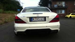 Mercedes SL 500 SL 63 AMG Optik Sound Exhaust [upl. by Akkim769]