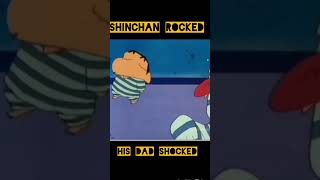 Shinchan rocked his dad shocked [upl. by Delastre]