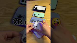 XR convert 🤪 iphone [upl. by Banebrudge]