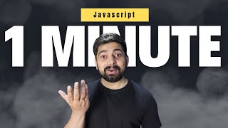 Complete javascript in under a minute [upl. by Fenner954]