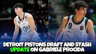 Detroit Pistons draft and stash Gabriele Procida will spend another season over in Europe [upl. by Tisdale530]