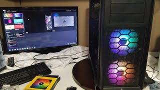 Corsair iCUE Commander Core XT Hub amp SP 140 RGB PRO Fans Installation [upl. by Marilin]