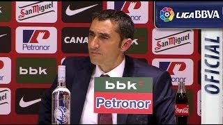 Press Conference Valverde after Athletic Club 31 Sevilla FC  HD [upl. by Peirsen]