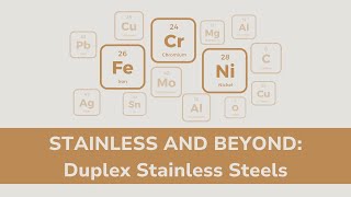 Stainless and Beyond Duplex Stainless Steels [upl. by Neelrac]