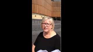 Adrienne Bottomley deputy head of Highbury Grove discusses the schools Alevel results [upl. by Norihs]