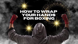 BOXING HOW TO WRAP HAND WRAPS  INSTRUCTIONAL VIDEO [upl. by Nilrah]