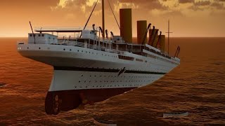 HMHS BRITANNIC shipwreck evolution 19162023 [upl. by Ramyar]